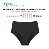 Culottes menstruelles sans couture à taille haute Furuize Private Label, lavables et économiques