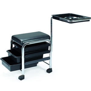 Carrito de Salón de Belleza Dongpin 40x40x70 cm, 3 Niveles con Cajones y Taburete para Peinado y Almacenamiento - Product Image 1