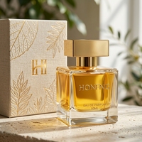Vente en gros de flacons en verre carrés classiques de 50 ml, flacons de parfum vides avec logo et boîte pour l'emballage d'un ensemble de flacons de parfum vides