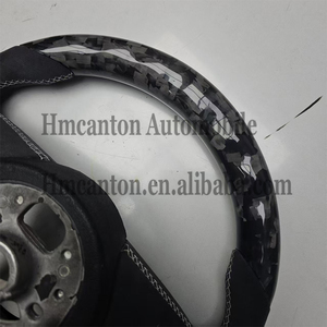 Volante in Fibra di Carbonio Forgiata OBD per Modelli Audi A3 A4 A4L A5 A7L A8 Q5 Q7 B9 <span class=keywords><strong>A6</strong></span> R8 - Product Image 6