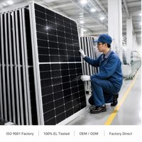 Panel Surya Bifasial 590W Tipe-N TOPCon untuk Efisiensi Atap Komersial & Industri Langsung dari Pabrik Eropa Rotterdam Hamburg