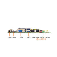 Scheda Madre Industriale Mini ITX DDR3 SATA di 4a Generazione Core I5/i7 con Doppia Porta LAN e Supporto Triplo Display per Sistemi Embedded