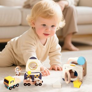 ชุดลากรถแบบกำหนดเองใหม่ชุดตัวต่อสร้างสัตว์แบบ DIY เกมตัวต่อของเล่นเพื่อการศึกษายานพาหนะสำหรับเด็กเด็กผู้ชายเด็กผู้หญิง - Product Image 6