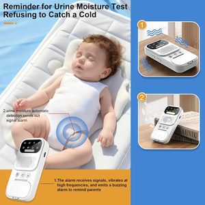NEW <b>Wireless</b> Bedwetting Alarm High Sensitivity Moisture Sensor <b>for</b> Baby Elderly with Light Function Potty Training Alarm - Product Image 3