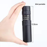 Telescopio Monocular con Zoom 10-300x40 para Comercio Exterior, Fotografía con Teléfono Móvil al Aire Libre con Campo de Visión de 4.4,2.1, Soporte Personalizado