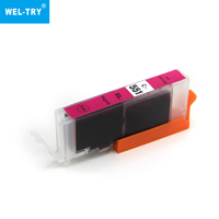 WEL-TRY PGI550XL & CLI551 cartouche d'encre couleur Compatible pour Canon PIXMA IX6850 MG5600 imprimante à jet d'encre BK couleur
