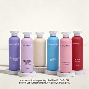 Emballages de luxe vides personnalisés en plastique PET de 200 ml, 300 ml, 500 ml pour shampooing, après-shampooing et lotion corporelle - Product Image 3