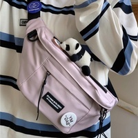 Sacs bandoulière Oxford durables de grande capacité avec fermeture éclair, doublure en polyester, design portable