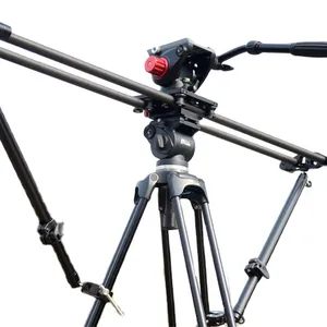 CAME-TV Camera Video Slider Support Rods provide additional stability when mounting on a tripod.