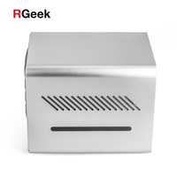 Hota-Mini ITX 4Bay NAS, serveur, en aluminium complet, avec carte mère J1900 et adaptateur