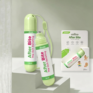 Composants d'huiles essentielles végétales naturelles sans DEET pour soulager les démangeaisons après une piqûre d'insecte ou de moustique - Product Image 1