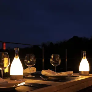 Lampada da tavolo per esterni impermeabile con decorazione da giardino lampada a led senza fili alimentata a batteria
