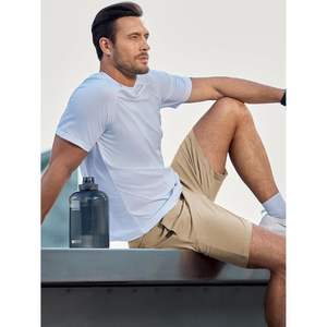 Personalizado de los hombres de 7 pulgadas ligero de secado rápido entrenamiento pantalones cortos de verano Atlético gimnasio pantalones cortos con cremallera bolsillo XXS tamaño 2 en 1 logotipos - Product Image 4