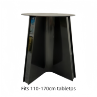 Base de table à manger en marbre décontractée, moderne et accessible, en acier inoxydable, pièces de mobilier d'atelier, base de table basse