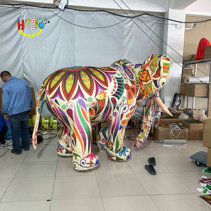 Défilé de performance d'événement en plein air Costume d'animal <span class=keywords><strong>gonflable</strong></span> d'éléphant de dessin animé de marche <span class=keywords><strong>gonflable</strong></span> - Product Image 5