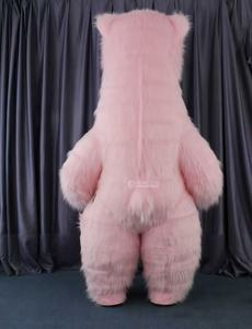 Costumi Gonfiabili di Alta Qualità da 2m/2.6m/3m di <span class=keywords><strong>Orso</strong></span> Polare e Panda Rosa, Costumi da Mascotte di <span class=keywords><strong>Orso</strong></span> Polare Cartoon per Feste - Product Image 2
