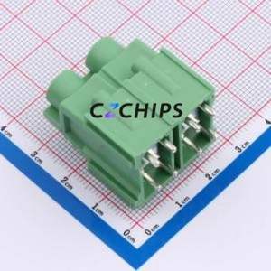 DB116B-12.7-2P-GN-P Screw Terminal Block Through hole Component (THT),P=12.7mm Connector 1x2P 12.7mm Green Through Hole - Product Image 2