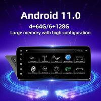 Autoradio Android 11 avec écran tactile 10,25 pouces, navigation GPS, DSP, 4G/WiFi, garantie 1 an pour Audi Q5 2009-2016