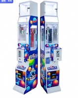 FLYING XY-CM68 Mini machine à grue personnalisable à LED pour 4 joueurs, contrôlée par joystick, avec fente à monnaie, simulateur de pêche de peluches/bonbons