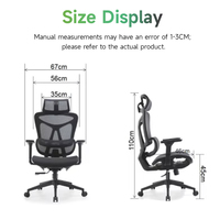 Chaise de bureau ergonomique à dossier haut en maille avec support lombaire, fabriquée en Chine pour les acheteurs professionnels – Excellent rapport qualité-prix