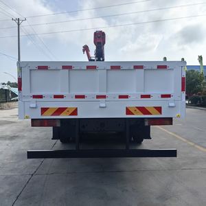 Truk sampah Dump Truck SINOTRUK HOWO 8x4 Truck Mount derek 10-16ton HOWO dengan derek hidrolik <span class=keywords><strong>Knuckle</strong></span> <span class=keywords><strong>Boom</strong></span> Loader - Product Image 6