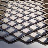 Grille en treillis métallique expansé lourd pour plancher de remorque, prix du treillis à nervures expansées
