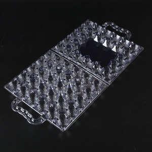 Boîte de transport en plastique transparent pour 30 œufs avec poignée, réutilisable, pour ferme, marché et emballage de détail - Product Image 1
