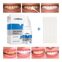 Essence blanchissante pour les dents personnalisée avec logo, 10 ml, menthe, qualité alimentaire, usage domestique, élimine la plaque dentaire et les taches