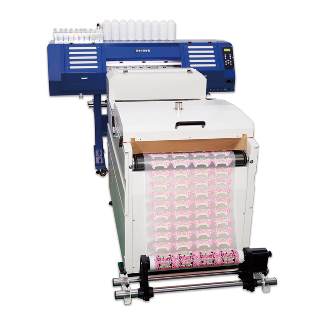 2 4 5 Heads 24 Inch 60cm I3200 DTF Clothes Printer T Shirts Printing Machine DTF Printers With Powder Shaking Machine