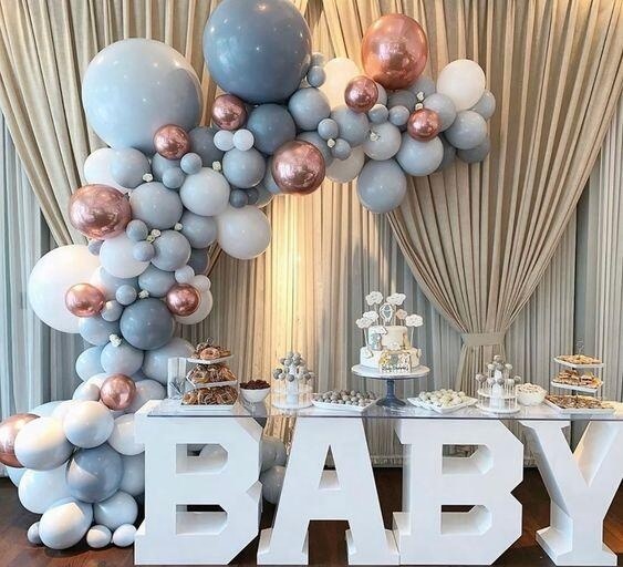 High Quality White Large One Love Baby Letters Table for Wedding Events and Party Birthday Props