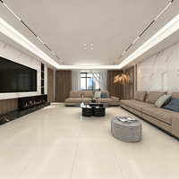 Carreaux gris veinés blancs sophistiqués 600x1200mm brillants pour projets d'intérieur haut de gamme