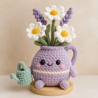 Nouveauté : Plantes en pot au crochet, origine Shenzhen, modèle GZ