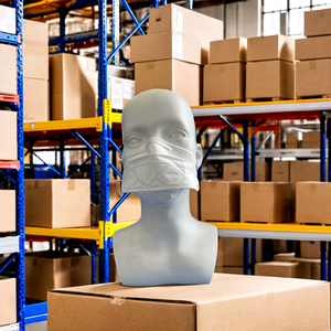 Factory Wholesale Disposable KN95 5-Layer <strong>Anti</strong>-Dust Face <strong>Mask</strong> with Adjustable Nose Clip &amp; Comfortable Fit (Duckbill Style) - Product Image 2