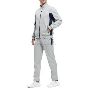 Survêtements d'hiver pour hommes, ensembles de jogging personnalisés avec logo de marque, 2 pièces, décontractés, athlétiques, écologiques, légers et chauds - Product Image 1