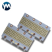 Módulo LED UV de 300W, Chip LED Ultravioleta de 3W, Módulo de Tinta de Cuarzo Offset de 395nm a 405nm para Impresora de Cama Plana