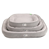 Coussin pour chien en coton PP toutes saisons, taille moyenne/grande, tapis amovible et lavable, lit d'été pour chat, coussin pour chien, fonction maintien au chaud, transfrontalier