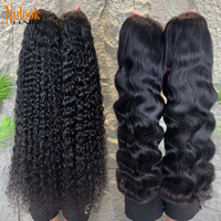 Peluca frontal de encaje HD de 200 densidades con ondas de agua, cabello humano virgen brasileño rizado profundo, para mujeres afroamericanas