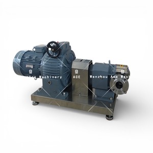 Bomba Rotativa de Lóbulos Triples de Doble Rotor Horizontal de Acero Inoxidable Ace, Bomba de Grado Alimenticio para Chocolate y Miel - Product Image 5