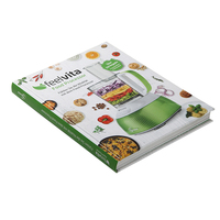 Usine de Ningbo - Livre de recettes personnalisé avec couverture rigide - Livre de recettes en couleur - Impression CMYK - Relié - Livre de cuisine OEM