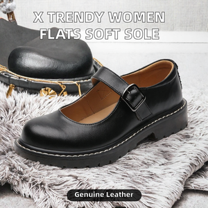 Zapatos Planos Mary Jane para Mujer, Punta Redonda, Calzado Casual y Cómodo para Caminar - Product Image 2