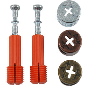 Vis de <span class=keywords><strong>fixation</strong></span> pour meubles 3 en 1, écrou excentrique, fixations pour <span class=keywords><strong>armoire</strong></span>, placard, accessoires de quincaillerie - Product Image 5