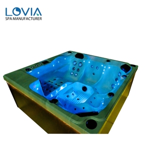 Jacuzzi Exterior Moderno Personalizado al por Mayor, Bañera de Hidromasaje Acrílica Lista para Usar - Product Image 2