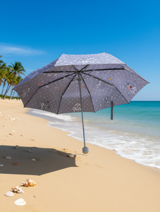 Ombrellone da Spiaggia Semplice con Filtro in Tessuto Unico Y-25 Protezione Solare per Esterni - Product Image 2