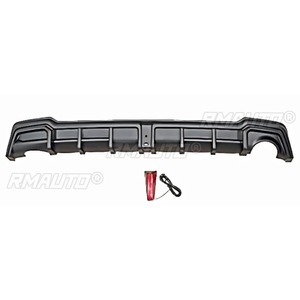 Kit carrosserie pour Honda Civic 11e génération 2022-2023, séparateur de pare-chocs arrière noir mat style YOFER, spoiler de pare-chocs arrière, accessoires de voiture - Product Image 4