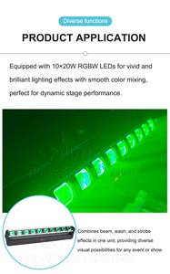 Dj disko 10x20w piksel ışın çubuğu LED hareketli kafa ışık tek Bar otel Ktv için LED kontrol - Product Image 3