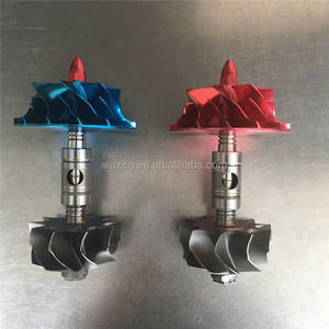 Roue à billes GT3582R GT35 modifier roulement à billes turbo rouge bleu - Product Image 3