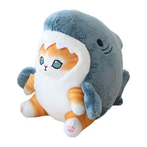 Lindo Peluche de Tiburón Suave para Bebés, Juguete de Peluche de Gato Kawaii, Peluche de Animal de Peluche, Lindo Gato Tiburón que se Transforma en Muñeco de Peluche de Gato, Regalos para Niños - Product Image 4