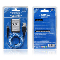 Batterie rechargeable 2000MAH 3.7V pour manette PS4, câble USB, chargeur, accessoires