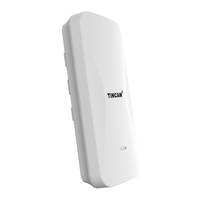 TiNCAM 5G 5KM 867Mbps CPE Inalámbrico para Exteriores Resistente al Agua, Puente Punto a Punto, Router AP PoE, Puerto WAN/LAN de 100M/1000M