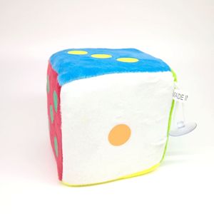 Xúc xắc đồ chơi sang trọng với dây buộc cốc hút dễ thương kỹ thuật số xúc xắc plushie trang trí siêu mềm nhồi xúc xắc mặt dây chuyền giảm căng thẳng Đồ chơi - Product Image 2